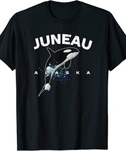 JUNEAU ALASKA Orca Killer Whale Lover Vacation Trip Souvenir T-Shirt