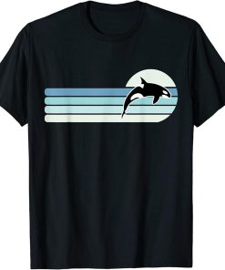 Retro Whale Orca T-Shirt