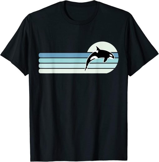 Retro Whale Orca T-Shirt